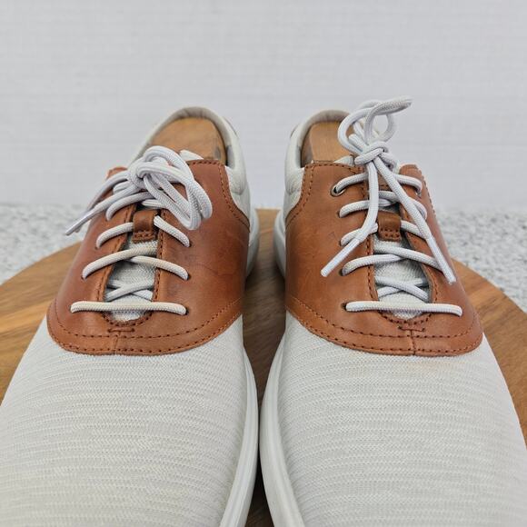 Cole Haan Grand Os Gray Brown U Throat Casual Saddle Oxford Sneaker Mens 9 M - Picture 7 of 13